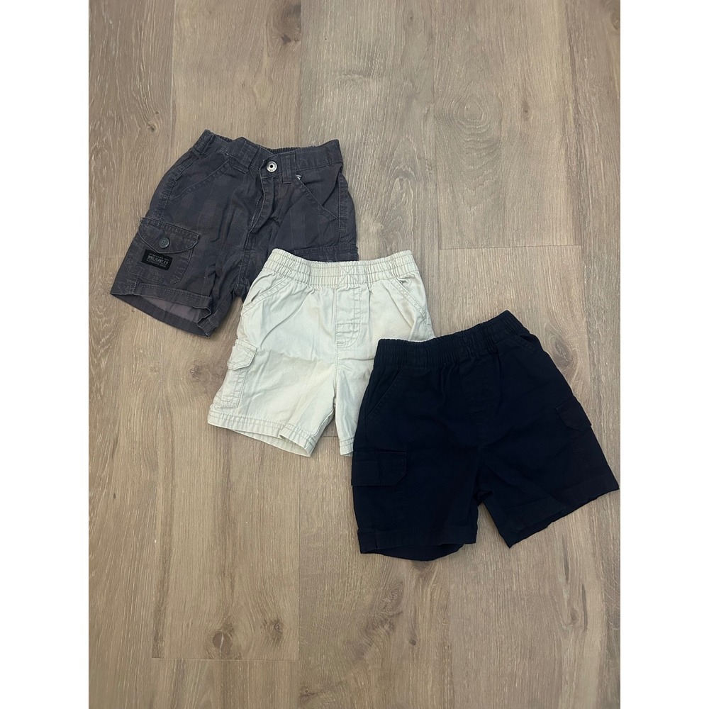 Toddler Boys Bundle of 3 Pairs of Shorts Size 12-18 Months